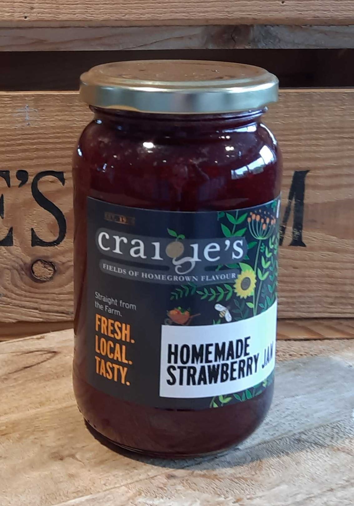 Craigies Strawberry Jam 440g - Craigie’s Farm, Deli, Café and Farm Park