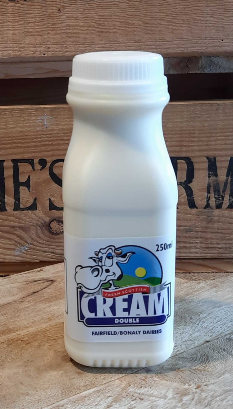 Bonaly 250ml Double Cream Craigie’s Farm, Deli, Café and Farm Park