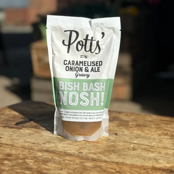 Potts Caramelised Onion and Ale Gravy 400g
