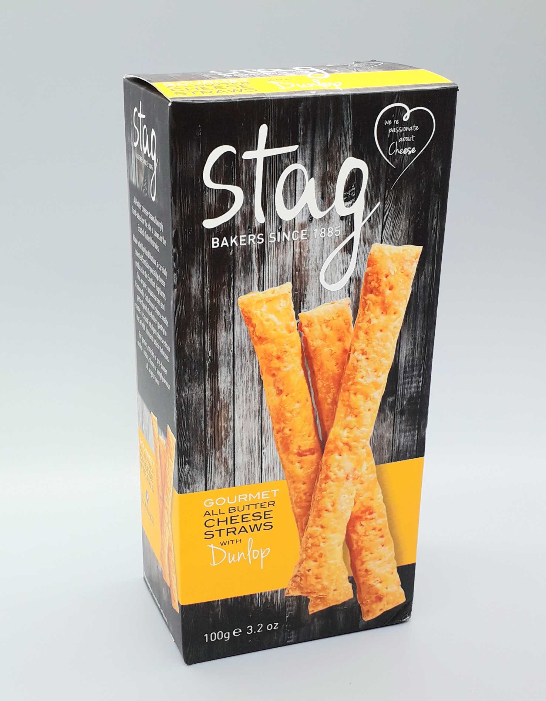 Stag Cheese Straws Dunlop 100g - Craigie's Farm, Deli, Café and