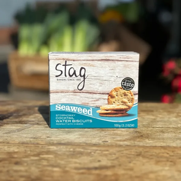 Stag Cocktail Water Biscuits with Seaweed