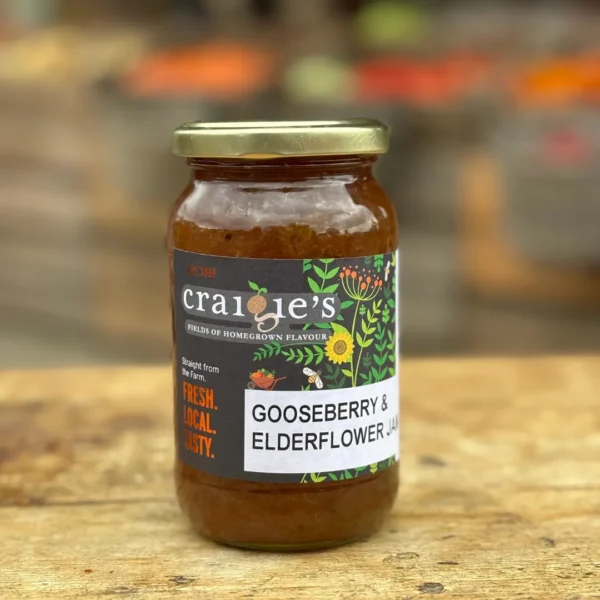 Craigies Gooseberry and Elderflower Jam 440g