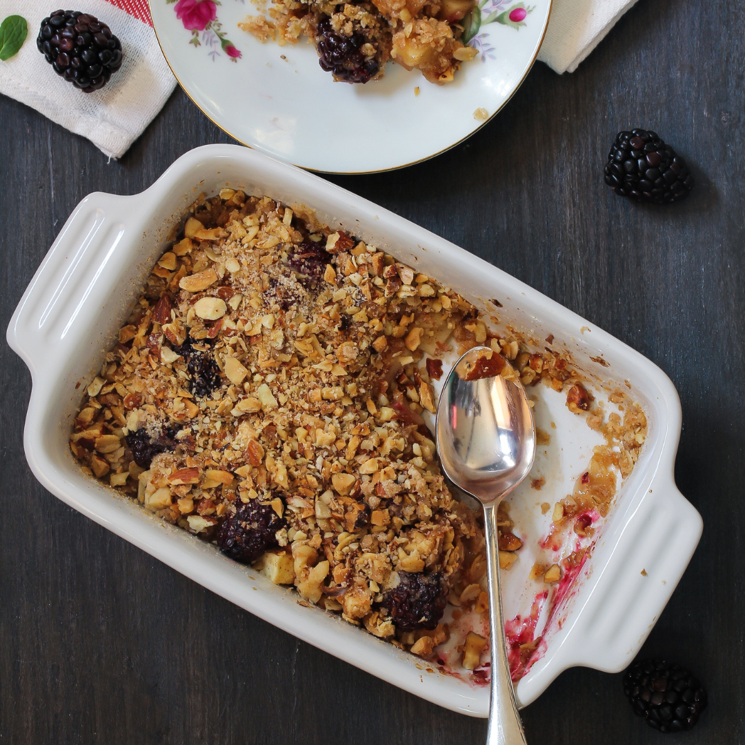apple and bramble crumble