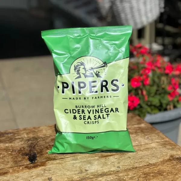 Pipers Cider Vinegar & Sea Salt Crisps 150G