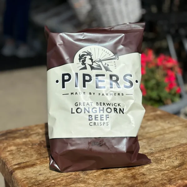 Pipers Longhorn Beef Crisps 150g