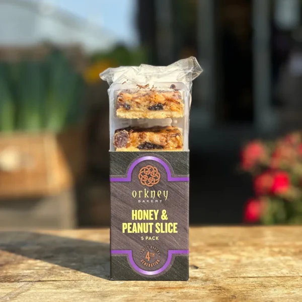 Orkney Bakery Honey and Peanut Slice