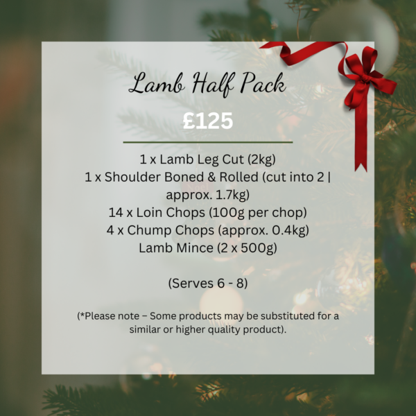 Lamb Half Pack