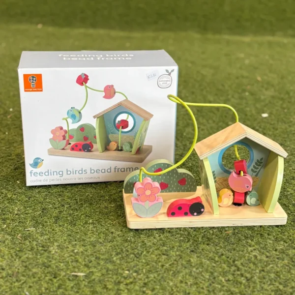 Feeding Birds Bead Frame
